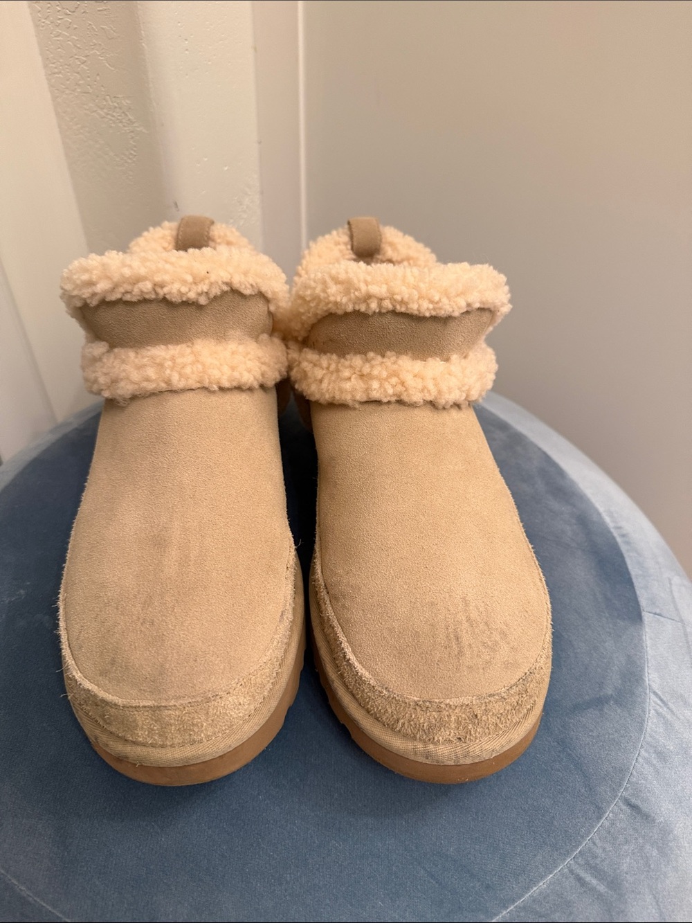 Ugg Sherpa Slip on Bootie